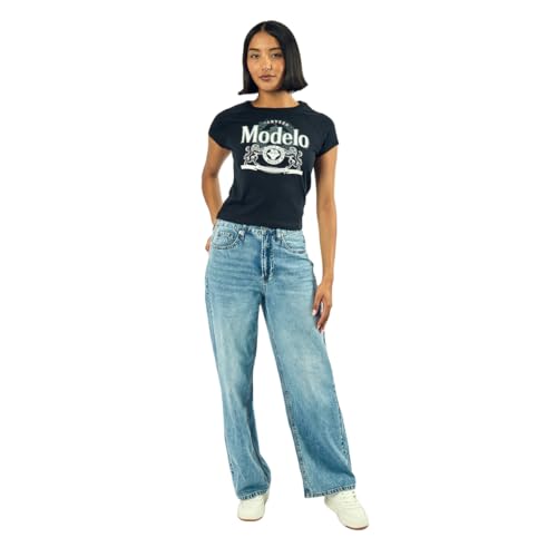 T-shirt col rond Bioworld noir idéal pour un look urbain décontracté