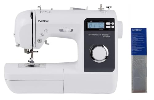 Image of Brother ST150HDH Strong & Tough Sewing Machine, 50 Built-in Stitches, LCD Display, 9 Feet and SA520 Water Soluble Stabilizer Included