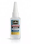 TUFROX 25G Extra Strong Super Glue Clear, 3900PSI Quick‑Dry Adhesive for Plastic, Metal, Leather, Wood, Ceramics, Shoes & DIY Crafts, Med-Hi Viscosity Professional Superglue, Anti‑Clog Cap