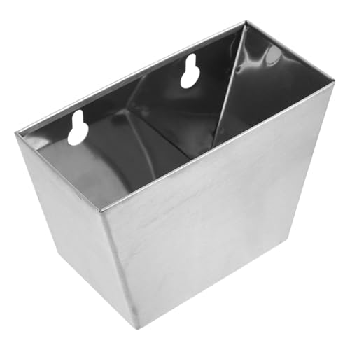 MOLUCKFU Recogedor de Tapones de Botella de Acero Inoxidable Resistente la Intemperie Montado Pared con Drenaje para Cerveza Abridor y Colector para Exteriores y Bares