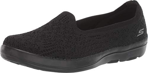 Skechers On-The-go Bliss, Zapatillas Mujer, Negro (Black Textile BBK), 38 EU
