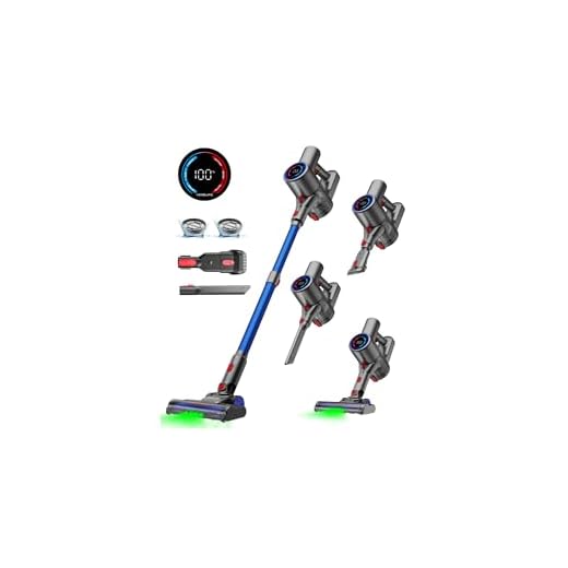 VersLife Kabelloser Staubsauger mit LED-Display