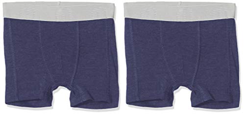 MINYMO Jungen 2er Pack Unterhose Boxershorts, Blau (Dark Navy 778), (Herstellergröße: 140)