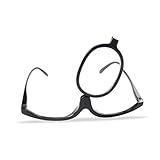 Cómodo y de alta calidad: fabricado con materiales de plástico de calidad, estas gafas de maquillaje se destacan debido a su peso ligero y su alta comodidad.