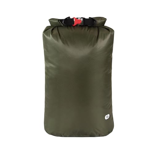 BUBEFSKD Bolsa seca flotante de nylon pesado flotante impermeable bolsas de almacenamiento para kayaks camping senderismo impermeable protección de equipaje, Cang Pine Green 12L, talla única