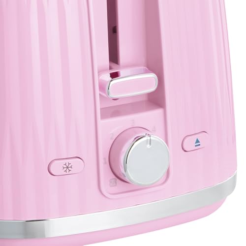 Russell Hobbs Toaster Eden Himbeere, 2-Scheiben, mit Brötchenaufsatz – Ansicht 3