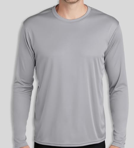 Lonely Angler Performance Fishing Shirt (Grey)2