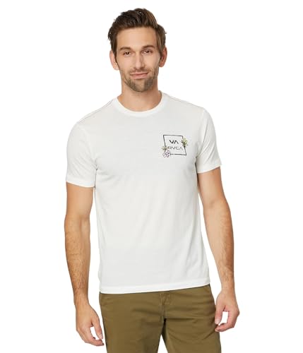 RVCA Va All The Way SS T-shirt Homme en coton noir pour un look skate chic