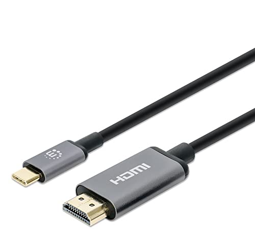 Manhattan 153591 Cavo Adattatore Da Usb-C A Hdmi 4K@60Hz 1M Nero