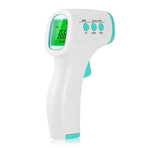 Yxian Thermomètre numérique Frontal pour bébé, Enfants, Adultes et Animaux de Compagnie, thermomètre Infrarouge sans Contact pour la température corporelle Thermomètre précis pour la fièvre
