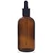 Braunglasflasche mit Pipette, leere braune Kosmetex Glasflasche, Pipettenflasche mit kompletter Pipettenmontur, 100 ml