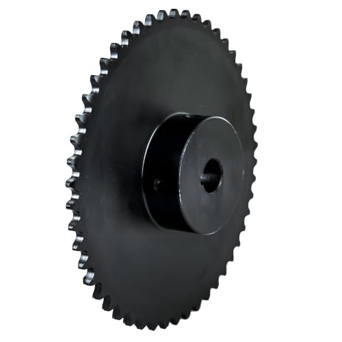Jeremywell #35 Roller Chain Sprocket, 50 Tooth B-Hub, 5/8" Bore