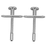 Pestillo de cuna mini: el pestillo con está hecho de material de hierro seleccionado, duradero y seguro, excelente y simple, sirve durante mucho tiempo, accesorio de fijación de muebles