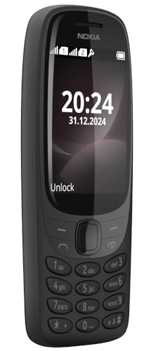 Image of Nokia 6310 Dual SIM Keypad Phone with a 2.8 inch Screen, Wireless FM Radio and Rear Camera with Flash | 1 Year Replacement Guarantee | Black