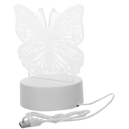 DECHOUS fine Desk Novelty Lamp without Little Yellow Duck Fashion lamp Delicate Butterfly cat Bedside Lamps Desk Night Lamp Night Light Animal Acrylic lamp