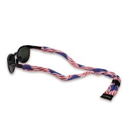 Image of Croakies Suiters Eyewear Retainers - USA Flag