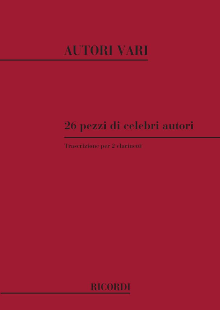 26 Pezzi Di Celebri Autori
