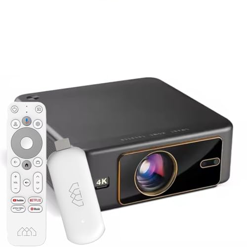 Image of Netflix Certified AUN Ray Pro Max (Japan) 4K HDR10, 2500 ANSI & 30000 Lumens, Fully Sealed 1080p Native Projector 4K Ultra HD Support, AI Fully Automatic Focus, HDMI ARC, WiFi, Dual HDMI, 300 inch