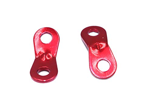 Fgen 30Pcs Outdoor Binocular Aluminum Umbrella Rope Buckle Tent Canopy Pull Rope Accessories Wind Rope Buckle Fixed Buckle Stop Adjustment Piece #TOP2