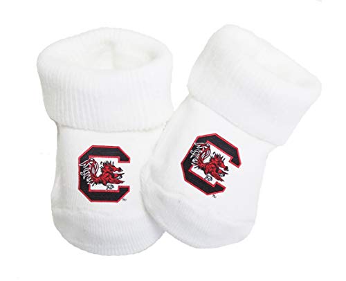 Image of South Carolina Gamecocks Baby Toe Bootie Socks 0-9 Months