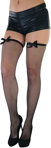 Image of ToBeInStyle Women's Vibrant Large Net Fishnet Thigh High Elastic Nylon Novelty Stockings