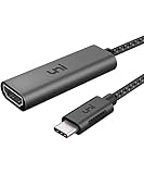 [page_title]-uni USB C auf HDMI Adapter [4K@60Hz], USB Typ C zu HDMI Adapter [Thunderbolt 3 kompatibel] für MacBook Pro 2019/2018/2017, MacBook Air, iPad Pro, Samsung S10, Surface Book 2 usw. Grau
