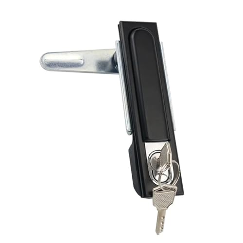 Serrure plate pour armoire de commutation et boîte de distribution électrique