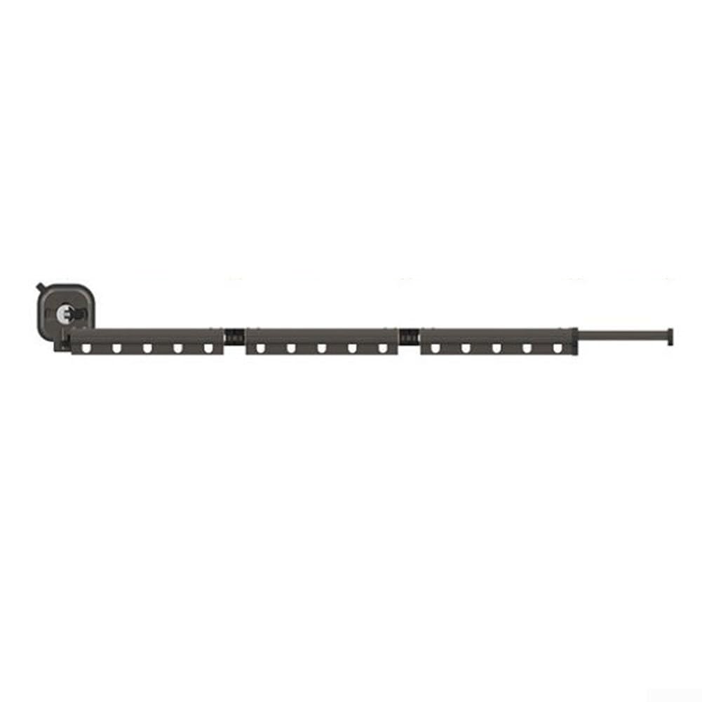 Aluminium Wäscheständer Wand Klappbar Schwarz Stabil(White)