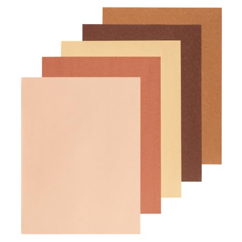 Image of Prang Construction Paper, Shades of Me, 9 inch x 12 inch, 50 /Pack, 50 Packs | Formerly SunWorks, Multicultural Craft Paper, Medium Weight, 5 Assorted Skin Tone Colors, 2500 Sheets Total, P9509