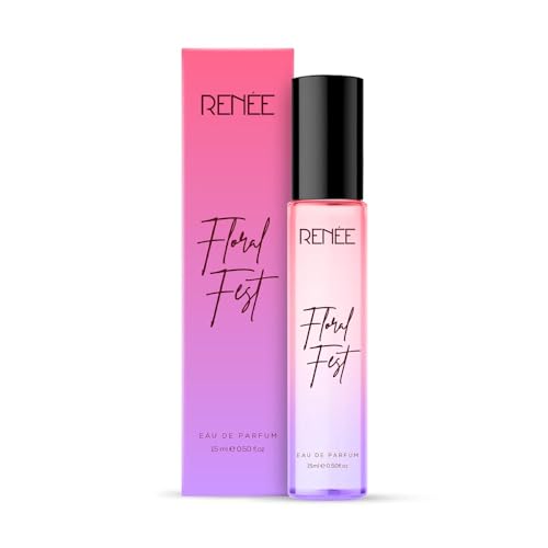 RENEE Floral Fest Eau De Parfum, Premium Long-lasting Fragrance With Notes of Orange, Mandarin, Osmanthus, Rose & Vanilla, Scent for Every Occasion, Ideal Perfume for Women, 15ml