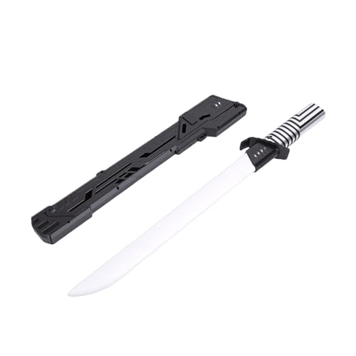 Xiuganpo Sable LED, Espada Iluminada Recargable de 26 Pulgadas con Efectos de Sonido Activados por Movimiento y Luces Degradadas, Katana Electrónica con Funda Incluida Carga USB para Fiesta de