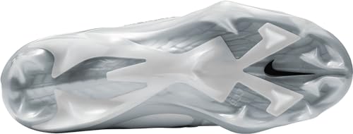 Nike Alpha Menace Elite 3 CT6648-109 White/Pure Platinum/Black Men's Football Cleats 12 US2