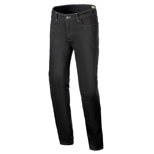 Alpinestars Cult-8 Stretch Denim Men's Street Motorcycle Pants - Black Rinse / 32