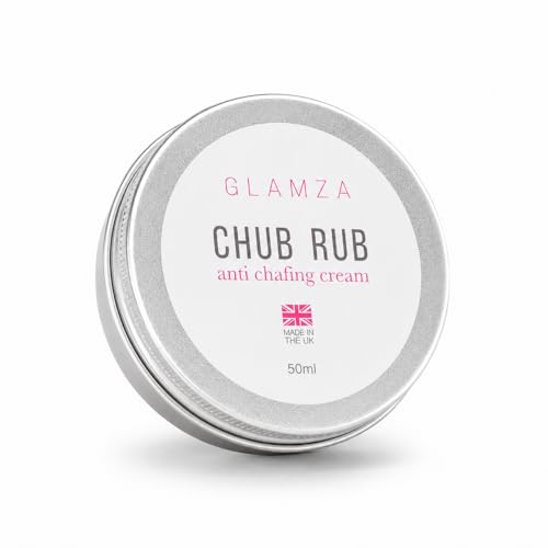 Glamza Chamois Cream Chub Rub Anti Chafing Cream for Men & Women - Prevents Chaffing for Cyclists Runners and More 50ml