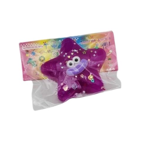 Juguete para Apretar con Forma De Estrella De Mar para Niños, Animal Marino, Estrella De Mar Grande, Juguete Divertido para Apretar, Boca De Salchicha, Forma De Estrella De Mar, Juguete para Apretar