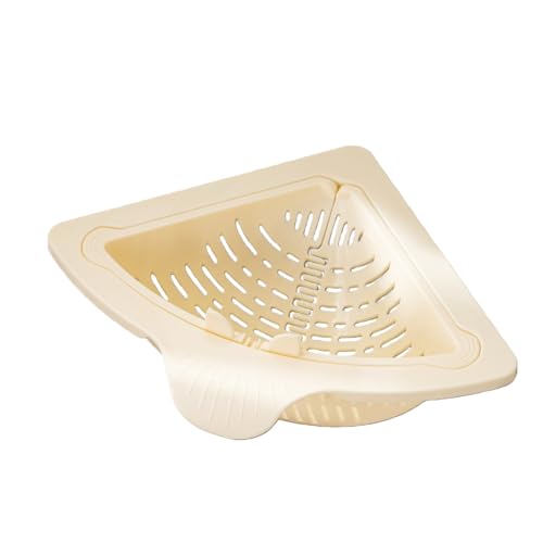 Colador triangular para fregadero con base magnética