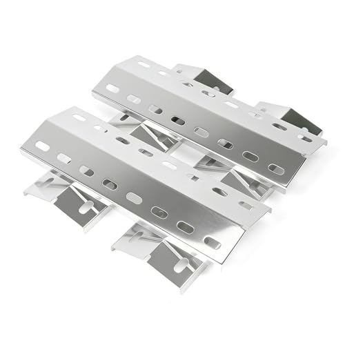 GFTIME 36,5 x 12cm Edelstahl Brennerabdeckung Ersatzteile für Enders Chicago 3, Enders Boston Pro 3K, Enders Boston 6 Kr Turbo, Tepro 3561, Barbecook Brahma 4.0, Universal Heizplatte, 4 Stück