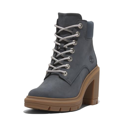 Image of Timberland Womens Allington Lace Up Casual Boots Ankle High Heel 3 inch & Up