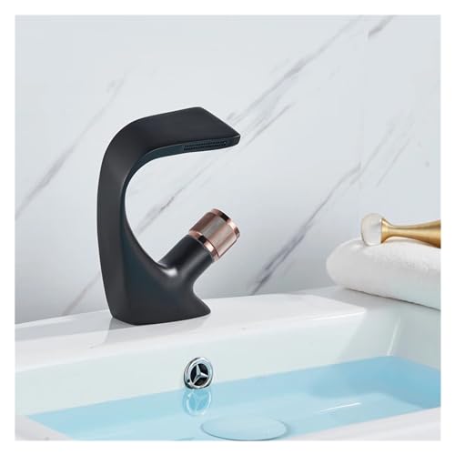 Grifo de lavabo mezclador sobre encimera con control monomando suave 8