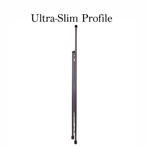 3.85' Brushed Aluminum/Wood Lightweight 3-Step Ladder - Thumbnail 6