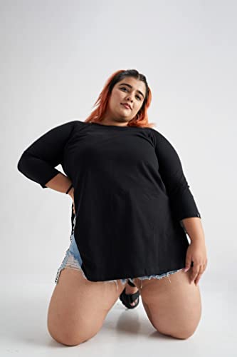 Image of Spirit Animal Plus Size Tshirts for Women | Casual Tshirts for Women | Tshirts for Women Workout, Gym, Running | Yoga Tshirt | Sweat Wicking Fabric | Relaxed Fit | Quick Dry