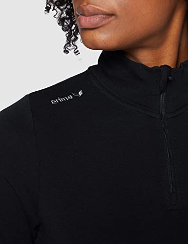 Skipullover Erima Damen Rolli Active Wear in Schwarz, Größe 36 (XS/S)