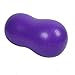 dljztrade Pelota de ejercicio con forma de cacahuete inflable, gruesa, para gimnasio, entrenamiento, yoga, pilates, masaje, 45 x 95 cm, color morado