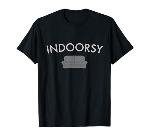 Indoorsy Introvert Couch Potato Funny T Shirt T-Shirt