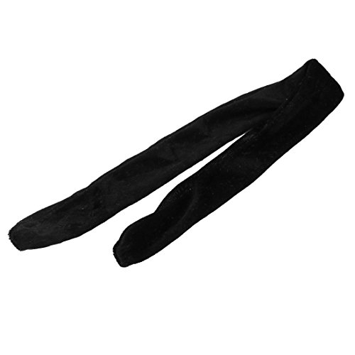 Image of uxcell 2pcs 60cm Length Chandelier Chain Cover Cotton Flannel for Ceiling Light Black