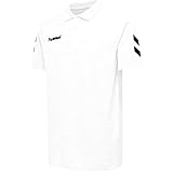 Cuello con botones hummel Hmlgo-Polo de algodón Camisa, Unisex niños, Blanco, 128