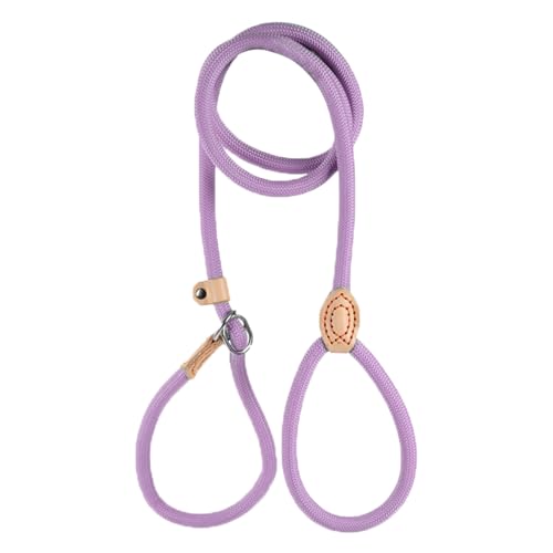 Retrieverleine, Hundeleine, kein Ziehen, robuste Leine für kleine, mittelgroße und große Hunde, starkes Trainingsseil mit verstellbarem Stopper zum Spazierengehen