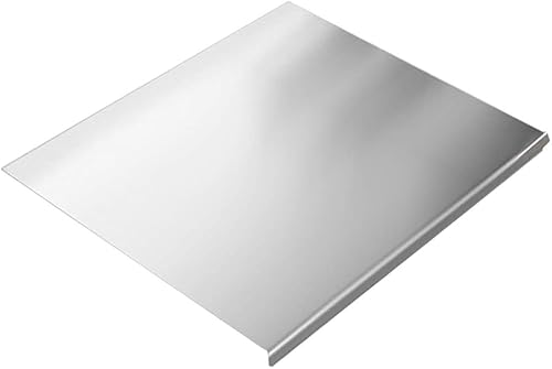 Tabla de cortar de acero inoxidable para cocina, 304 tablas de cortar de doble cara de grado alimenticio, tabla de cortar duradera resistente al