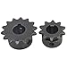 pinkhatcat Jackshaft Sprockets with UCFL203 Pillow Block Bearings Go Kart Minibike Complete Jackshaft Kit 5/8