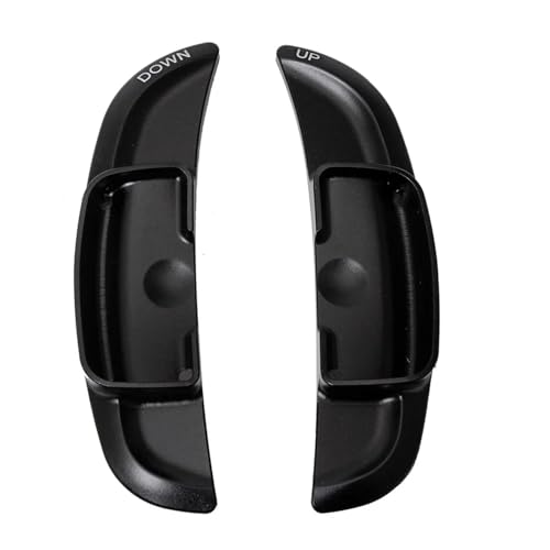 Compatible With Benz For C Class W204 2011 2012 2013 対応 アルミ製 ステアリングホイール シフトパドルエクステンション ステッカー アクセサリー 1組(Blue)